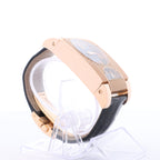 De Grisogono FG ONE N04 019281 18k PG x Leather AT Watch with Black Dial
