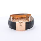 De Grisogono FG ONE N04 019281 18k PG x Leather AT Watch with Black Dial