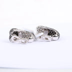 De Grisogono Heart White x Black Diamond WG Earrings