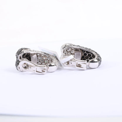 De Grisogono Herz Weiß x Schwarz Diamant WG Ohrringe