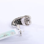 De Grisogono Heart White x Black Diamond WG Earrings