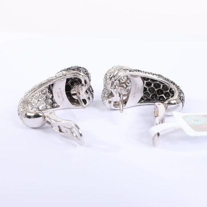 De Grisogono Heart White x Black Diamond WG Earrings