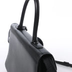 Delvaux Brillant MM Leather 2Way Handbag in Black