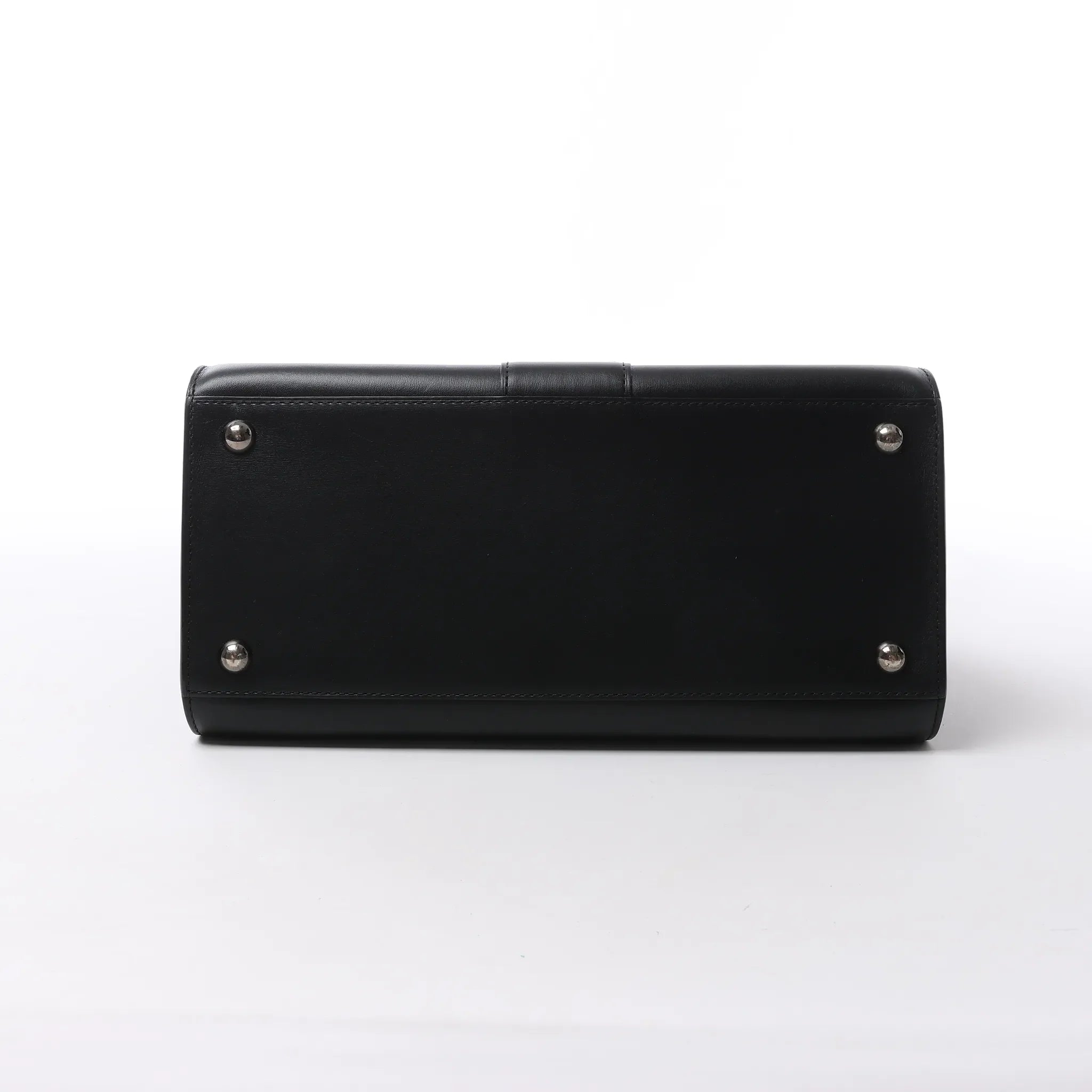 Delvaux Brillant MM Leather 2Way Handbag in Black