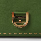 Delvaux Brillant MM Leather 2Way Handbag in Green