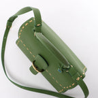 Delvaux Brillant MM Leather 2Way Handbag in Green
