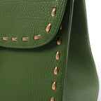 Delvaux Brillant MM Leather 2Way Handbag in Green