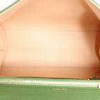 Delvaux Brillant MM Leather 2Way Handbag in Green
