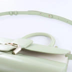 Bolso de mano Delvaux Brillant MM de cuero 2 vías en verde
