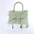 Bolso de mano Delvaux Brillant MM de cuero 2 vías en verde