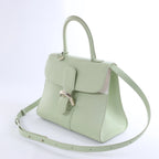 Bolso de mano Delvaux Brillant MM de cuero 2 vías en verde