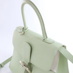 Bolso de mano Delvaux Brillant MM de cuero 2 vías en verde