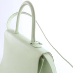 Bolso de mano Delvaux Brillant MM de cuero 2 vías en verde