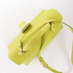 Bolso de mano Delvaux Brillant MM de cuero 2 vías en verde