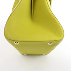 Bolso de mano Delvaux Brillant MM de cuero 2 vías en verde