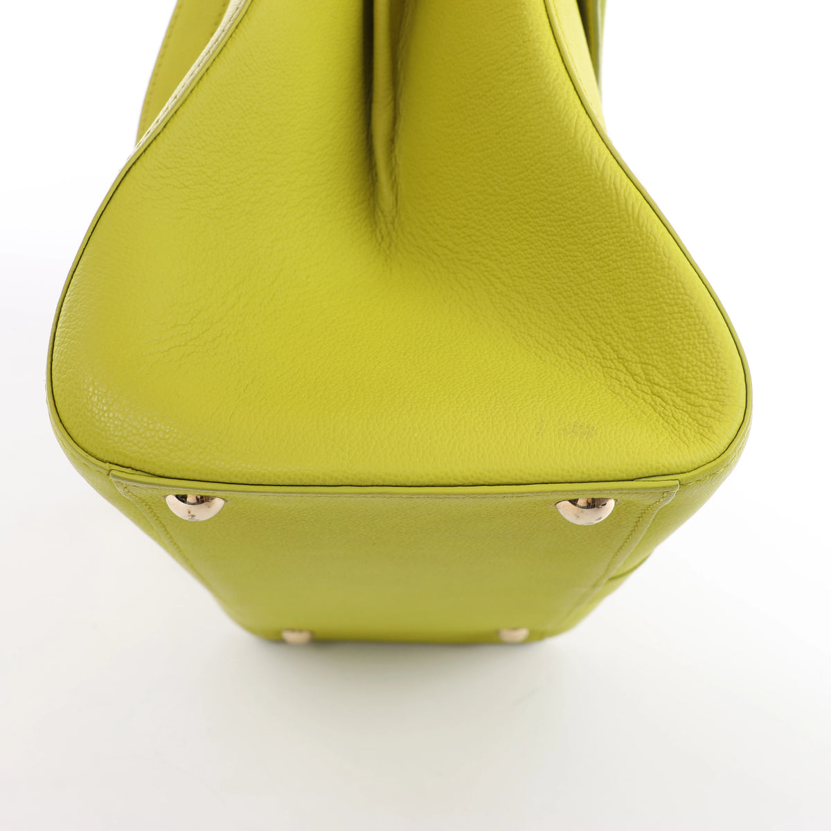 Bolso de mano Delvaux Brillant MM de cuero 2 vías en verde