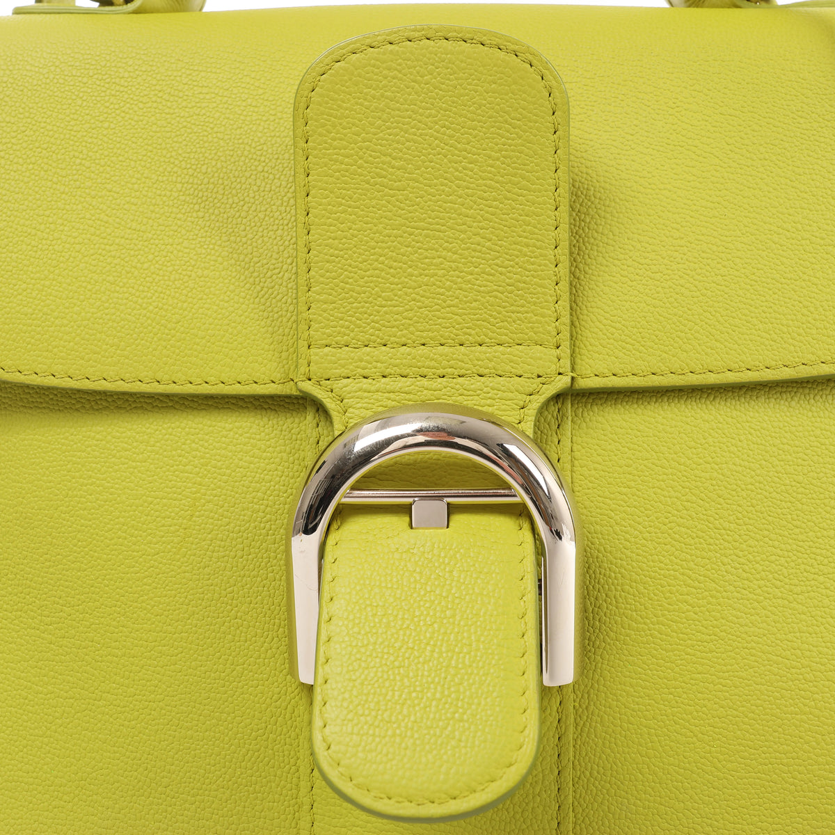 Bolso de mano Delvaux Brillant MM de cuero 2 vías en verde