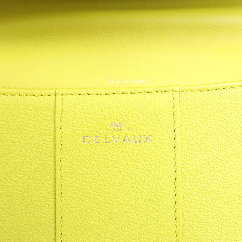 Bolso de mano Delvaux Brillant MM de cuero 2 vías en verde