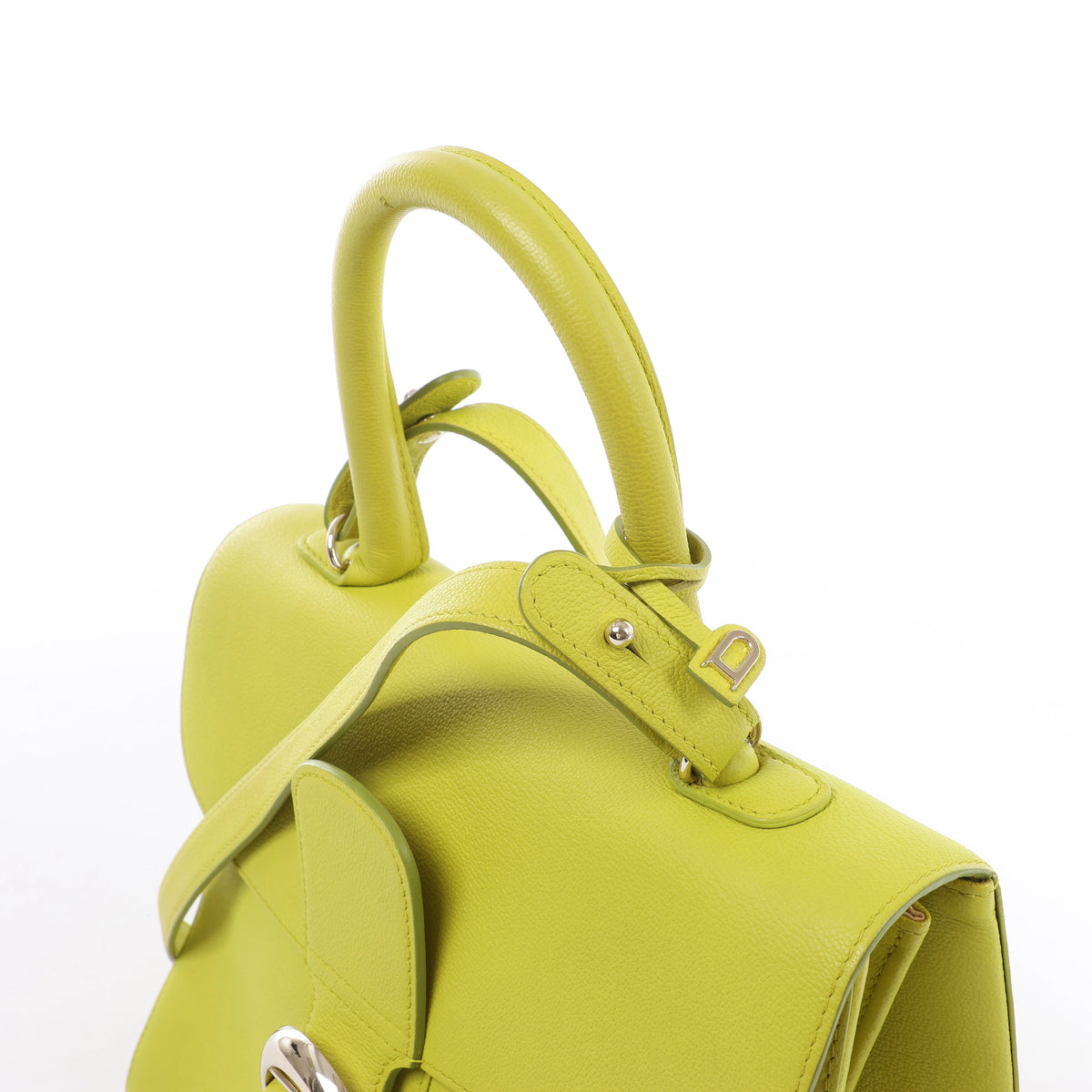 Delvaux Brillant MM Leather 2Way Handbag in Green