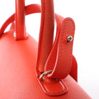 Delvaux Brillant MM Leather 2Way Handbag in Orange