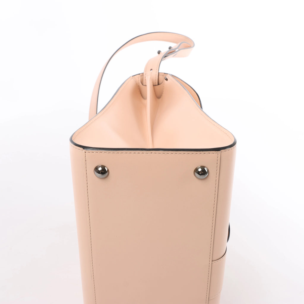 Delvaux Brillant MM Leather 2Way Handbag Pink