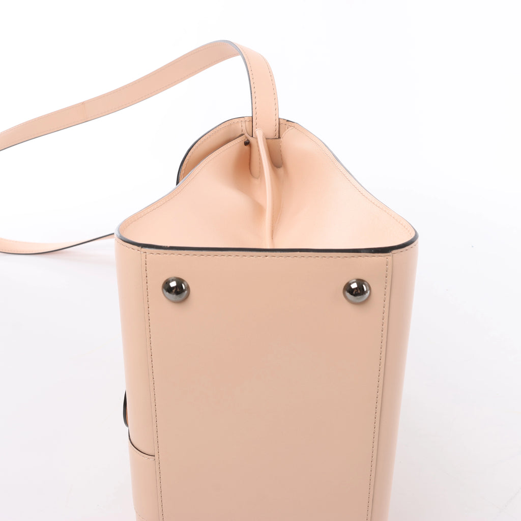 Delvaux Brillant MM Leather 2Way Handbag Pink