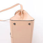 Delvaux Brillant MM Leather 2Way Handbag Pink