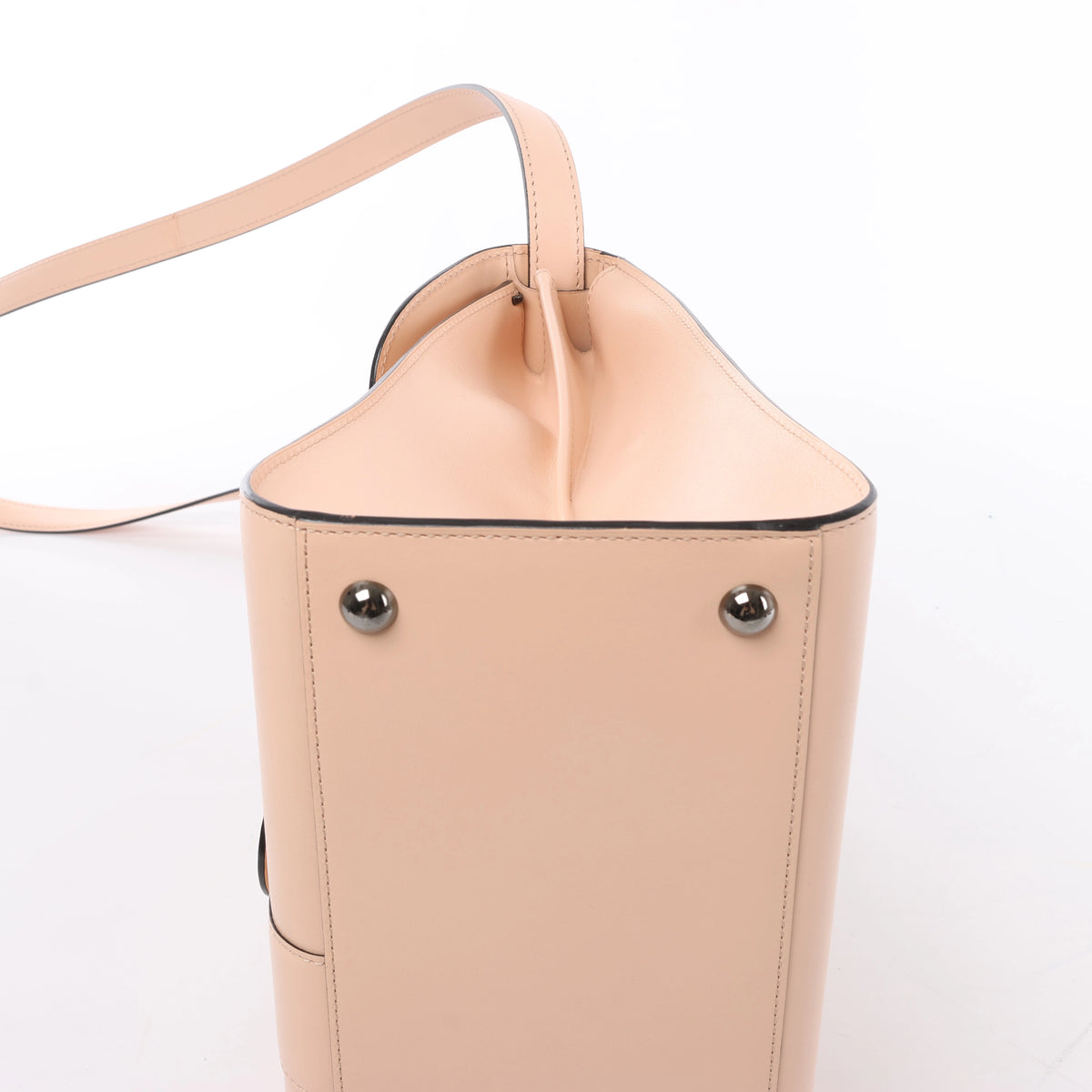 Delvaux Brillant MM Leather 2Way Handbag Pink