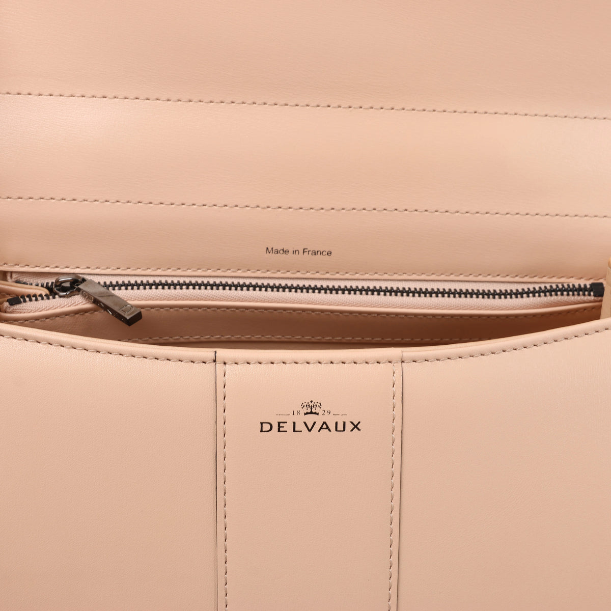 Delvaux Brillant MM Leather 2Way Handbag Pink