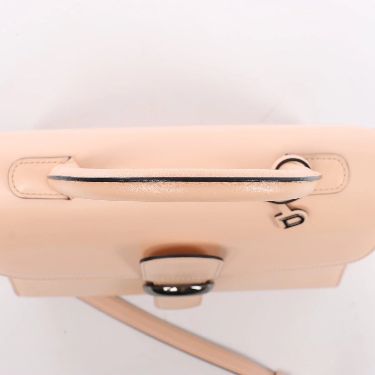Delvaux Brillant MM Leather 2Way Handbag Pink