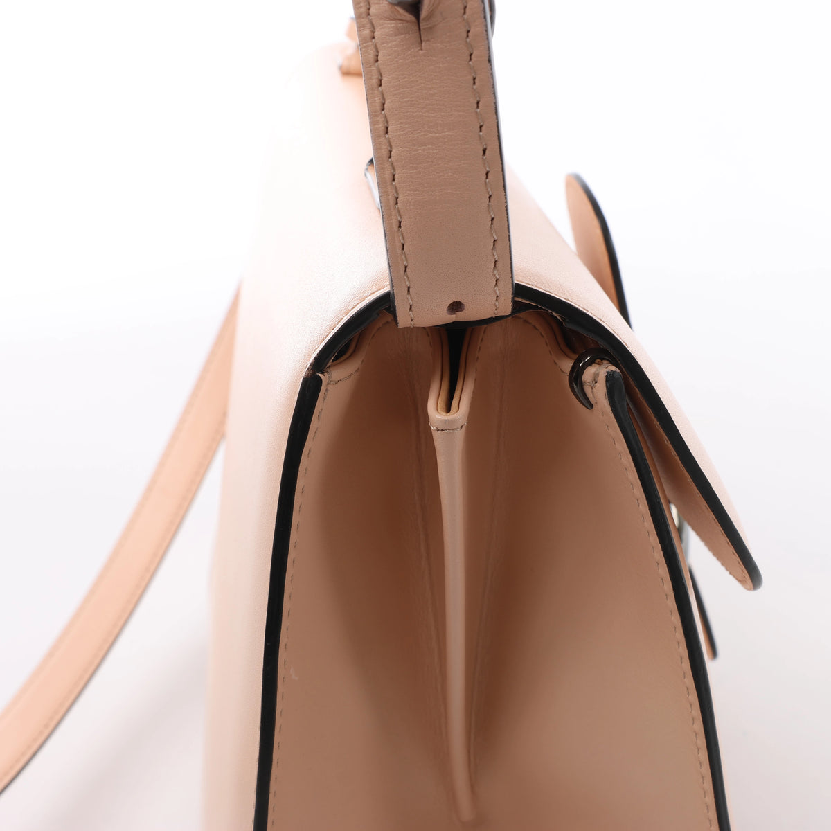 Delvaux Brillant MM Leather 2Way Handbag Pink