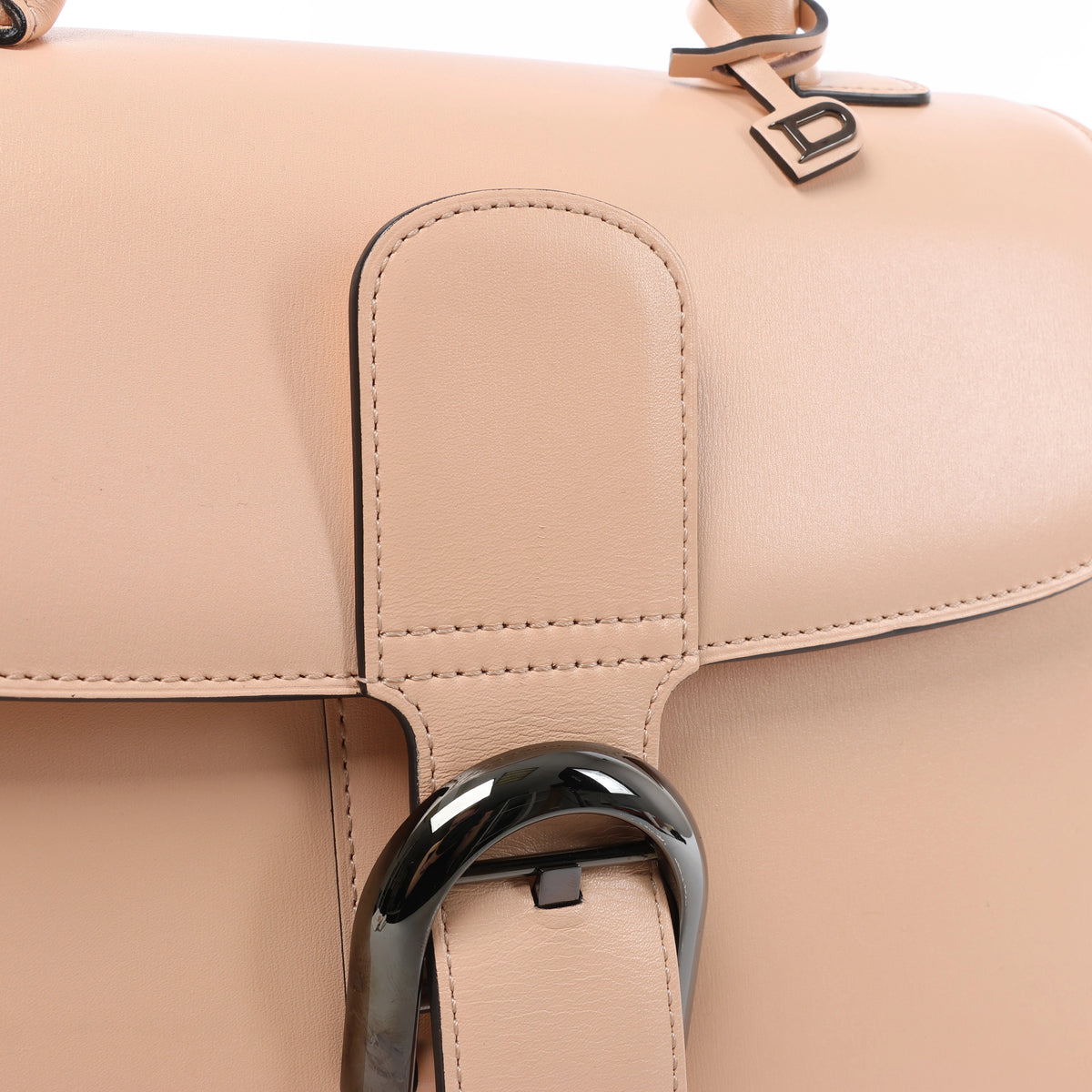 Delvaux Brillant MM Leather 2Way Handbag Pink