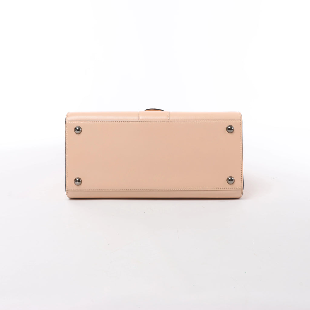 Delvaux Brillant MM Leather 2Way Handbag Pink