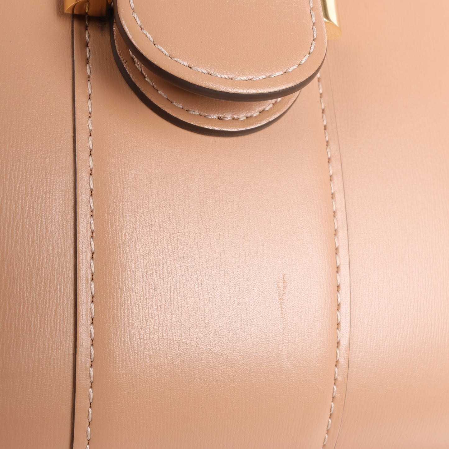 Sac à main double usage en cuir Delvaux Brillant MM beige