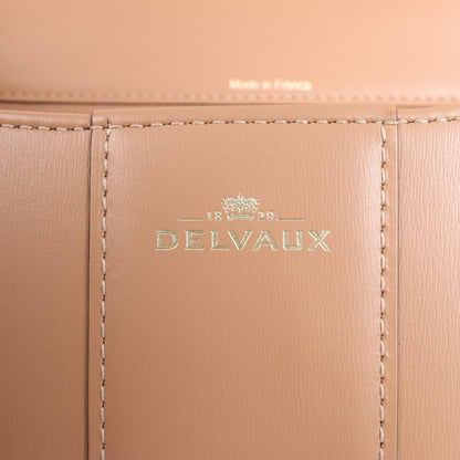Sac à main double usage en cuir Delvaux Brillant MM beige