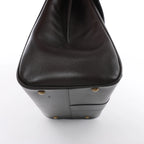 Delvaux Brillant MM Leather Handbag in Brown