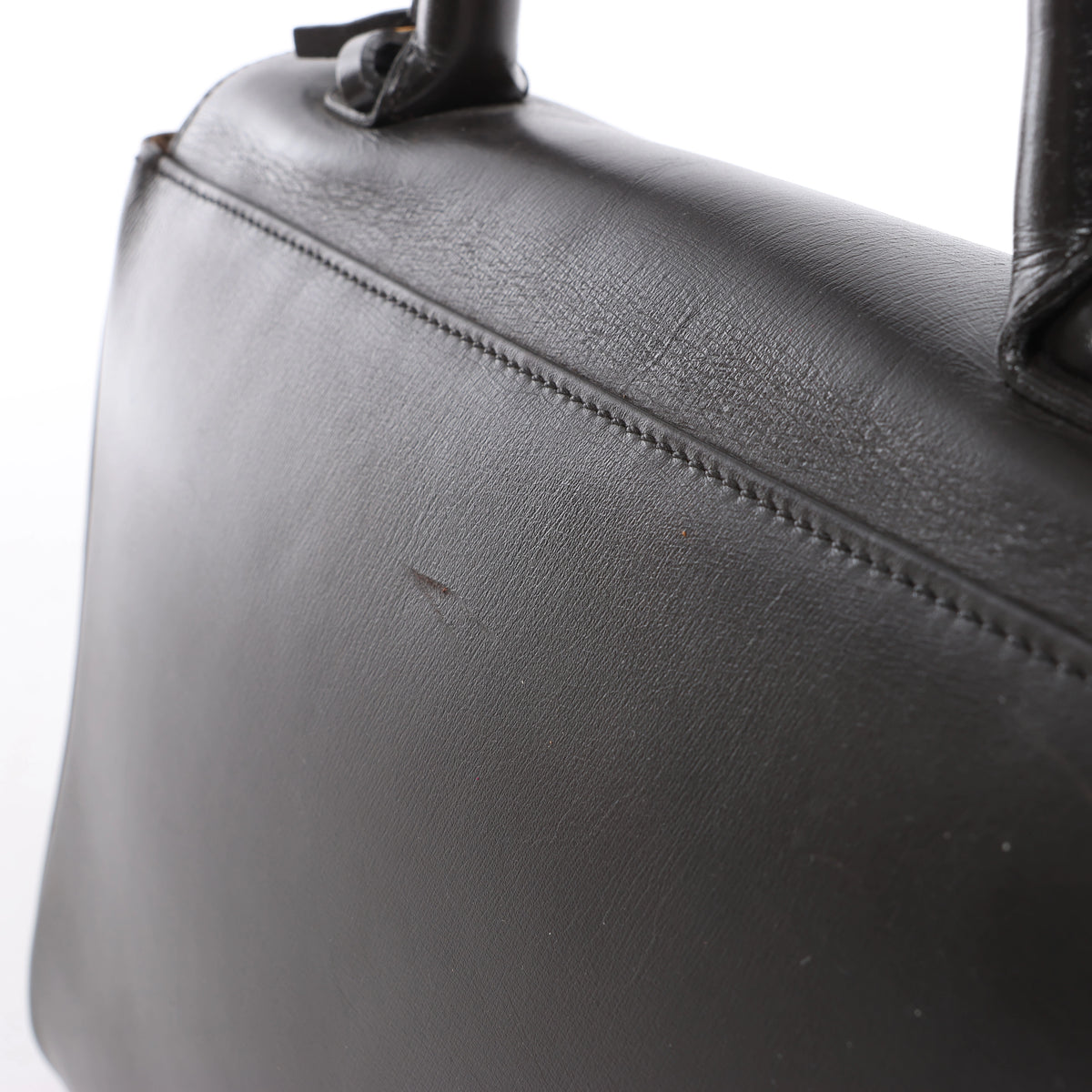 Delvaux Brillant MM Leather Handbag in Brown