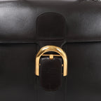 Delvaux Brillant MM Leather Handbag in Brown