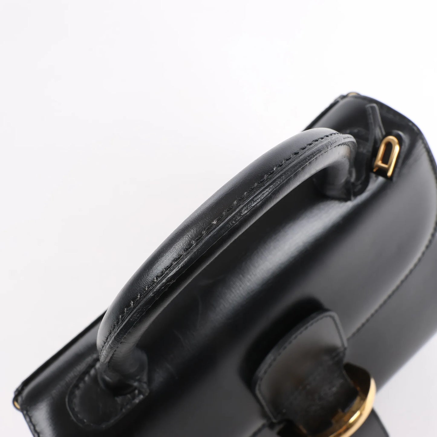 Delvaux Brillant PM Leather Handbag in Black