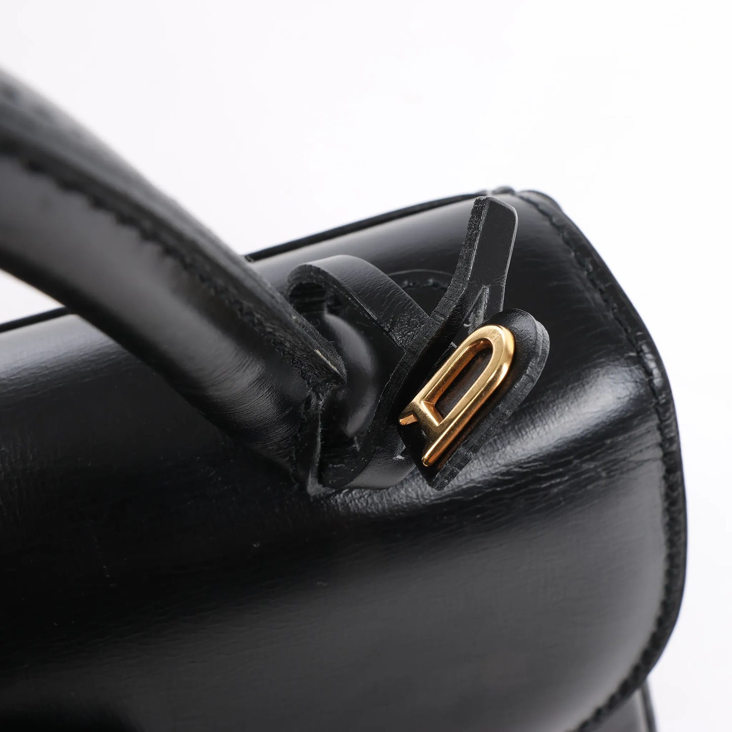 Delvaux Brillant PM Leather Handbag in Black