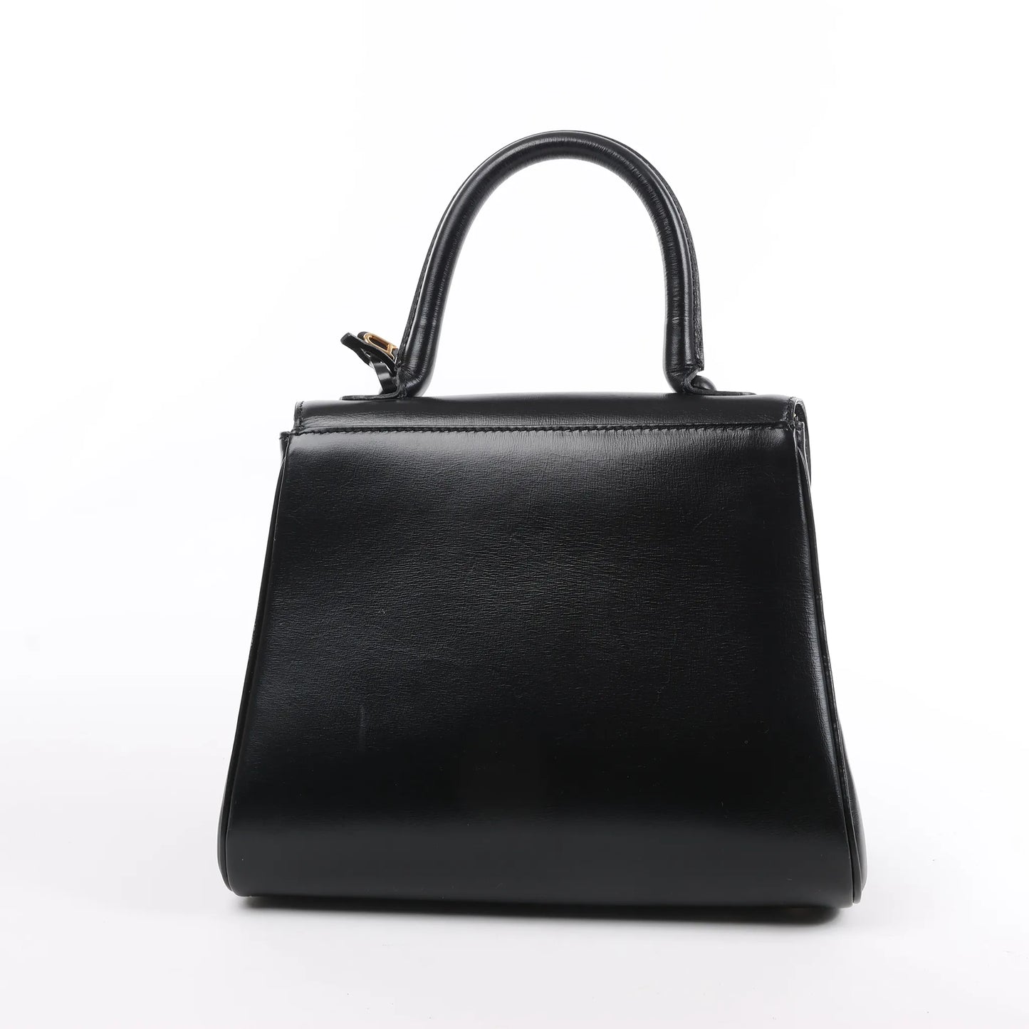 Delvaux Brillant PM Leather Handbag in Black