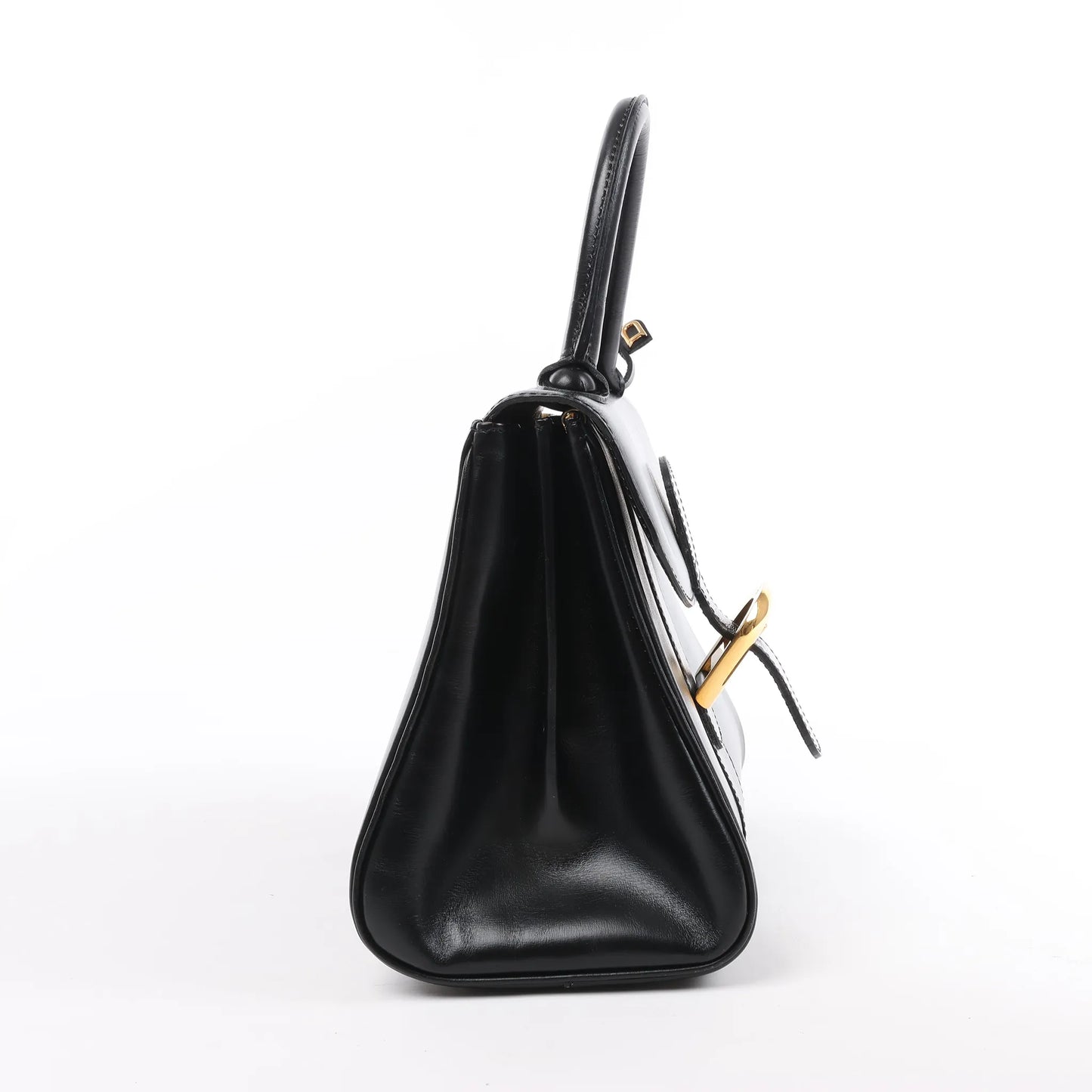 Delvaux Brillant PM Leather Handbag in Black