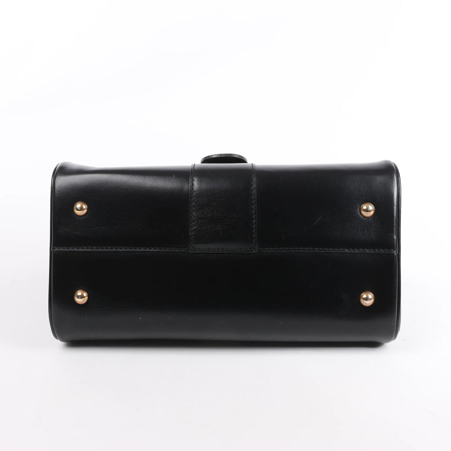 Delvaux Brillant PM Leather Handbag in Black
