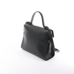 Delvaux Tempête GM Leather 2Way Handbag in Black