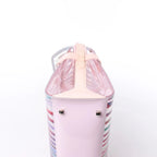 Delvaux Tempête GM Vinyl & Rubber 2Way Handbag in Pink