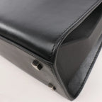 Delvaux Tempete MM Leather 2Way Handbag in Black