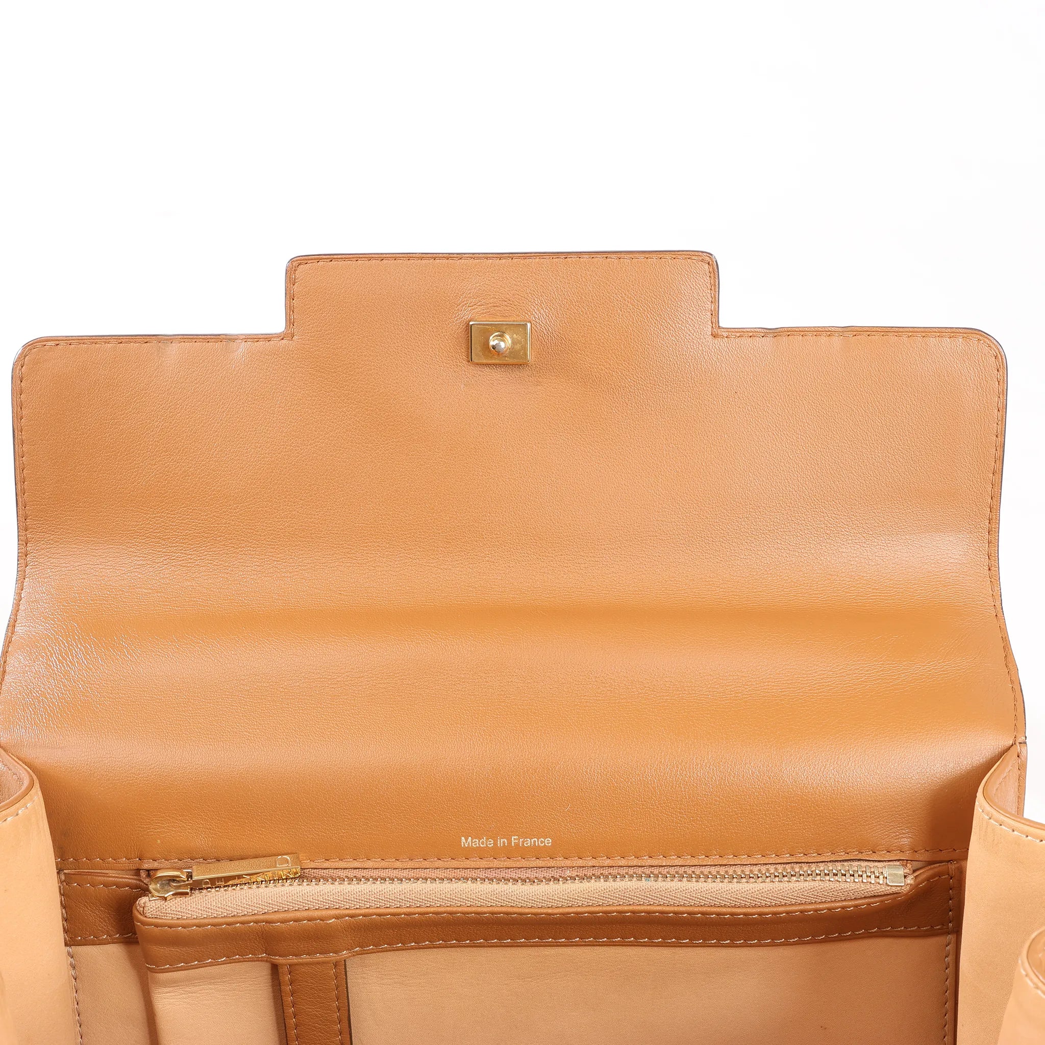 Delvaux Tempete MM Leather 2Way Handbag in Brown