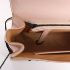 Delvaux Tempête MM Leather 2Way Handbag in Pink