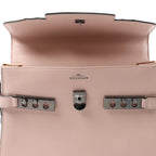 Delvaux Tempête MM Leather 2Way Handbag in Pink