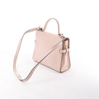 Delvaux Tempête MM Leather 2Way Handbag in Pink
